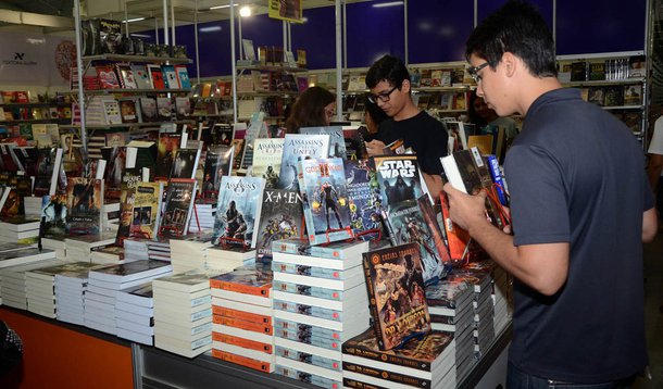 Com apresentações musicais e cerimônias típicas do Japão, foi aberta no início da noite desta sexta-feira (29), no Hangar Convenções e Feiras da Amazônia, a XIX Feira Pan-Amazônica do Livro

FOTO: FERNANDO NOBRE / ASCOM SEDUC
DATA: 29.05.2015
BELÉM - 