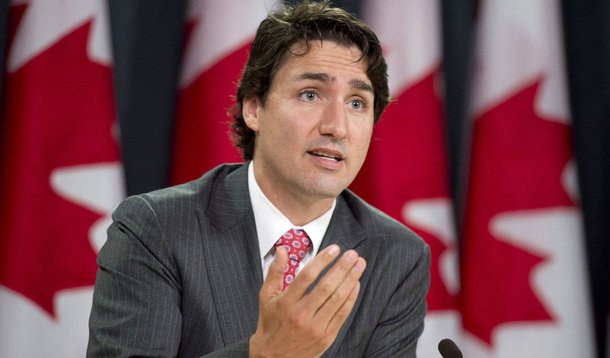 Liberal leader Justin Trudeau speaks about his private members bill during a news conference Wednesday June 11, 2014 in Ottawa. THE CANADIAN PRESS/Adrian Wyld