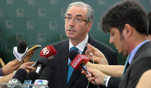 Brasília- DF- Brasil- 22/10/2015- Presidente da Câmara, dep. Eduardo Cunha (PMDB-RJ) concede entrevista. Foto: Alex Ferreira/ Câmara dos Deputados