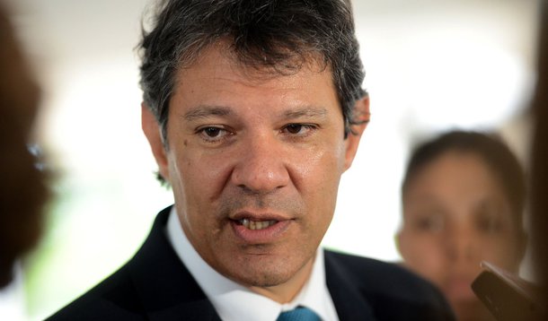 Brasília - Entrevista com o prefeito de São Paulo, Fernando Haddad sobre o encontro com o Ministro-chefe da Casa Civil, Jaques Wagner (Wilson Dias/Agência Brasil)