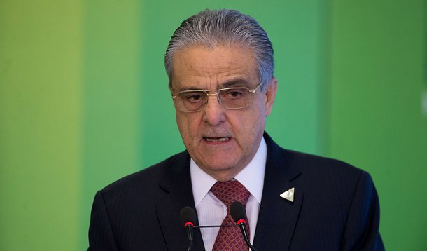O Presidente da CNI, Robson Andrade, durante recepção, no Palácio do Planalto, dos 56 competidores do Brasil na 43ª edição da WorldSkills, a olimpíada internacional de profissões técnicas ( Marcelo Camargo/Agência Brasil)