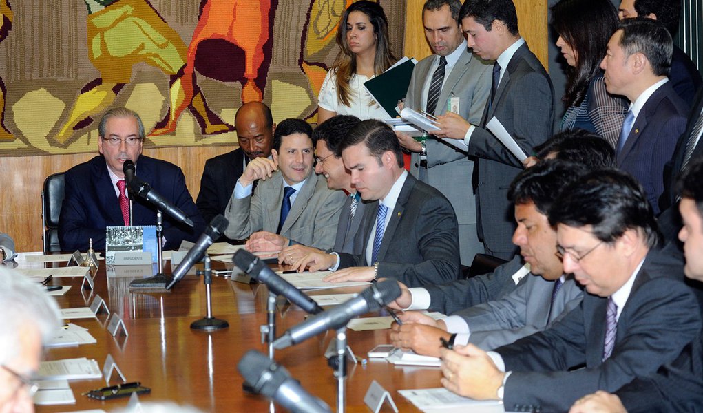 Reunião de líderes para discutir a votação do dia. Presidente da Câmara, dep. Eduardo Cunha (PMDB-RJ) Data: 08/09/2015 - Foto: Lucio Bernardo Junior / Câmara dos Deputados