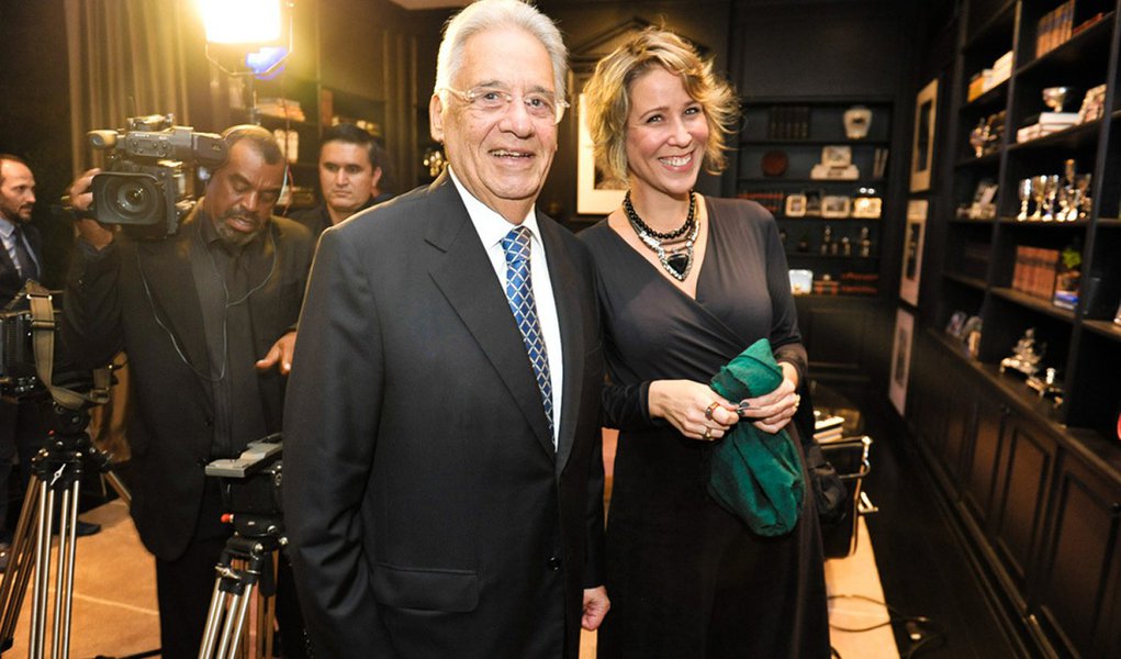 Patricia Kundrat e Fernando Henrique Cardoso