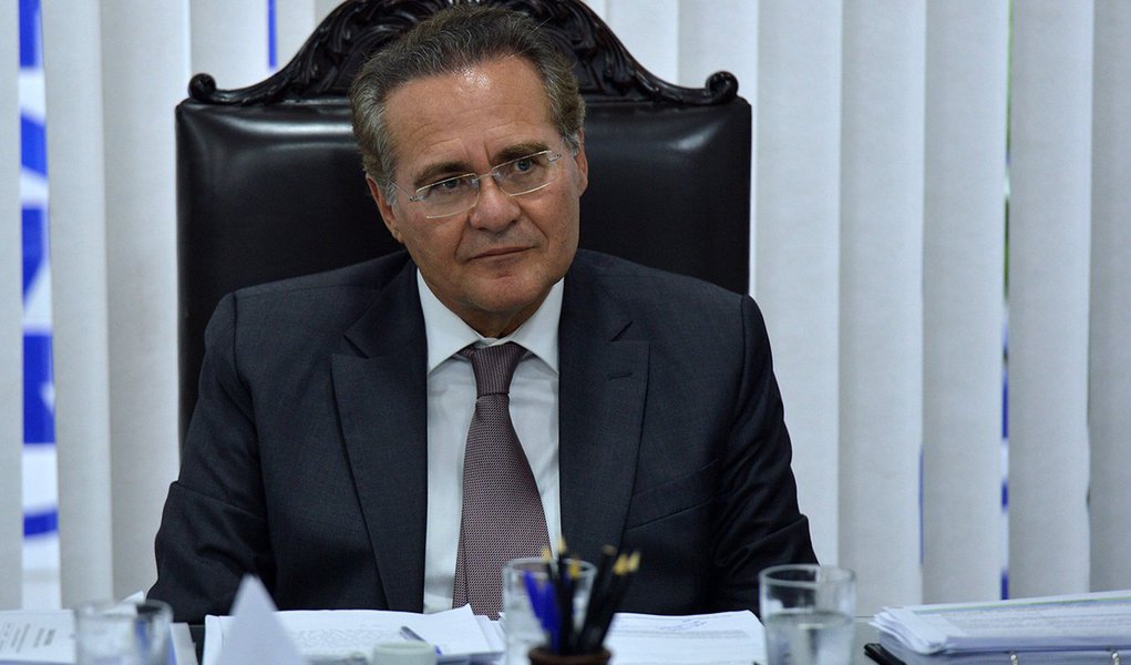 Brasília- DF- Brasil- 03/03/2015-  Senador Renan Calheiros preside reunião de líderes para discutir a pauta de votação e eleição dos presidentes das comissções da Casa (Fabio Rodrigues Pozzebom/Agência Brasil)