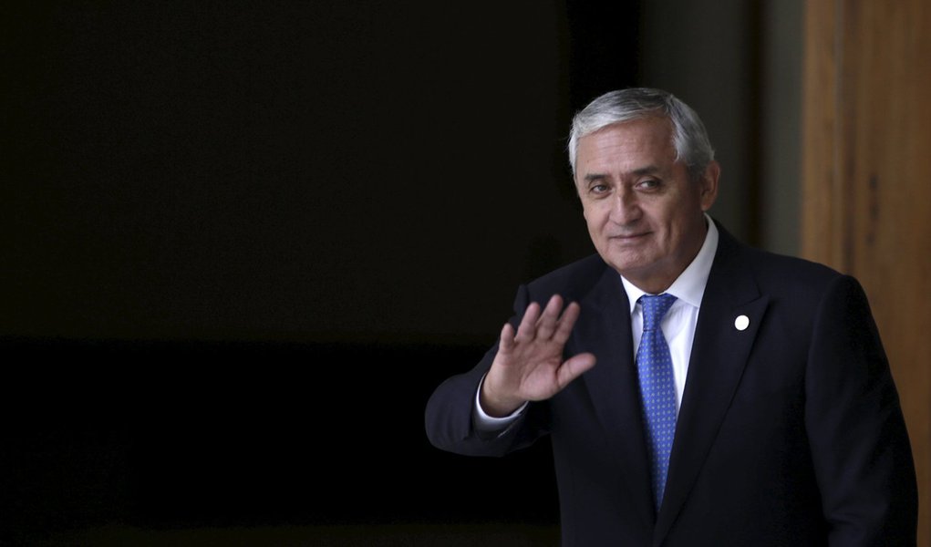 Presidente da Guatemala, Otto Pérez. 31/08/2015 REUTERS/Jorge Dan Lopez