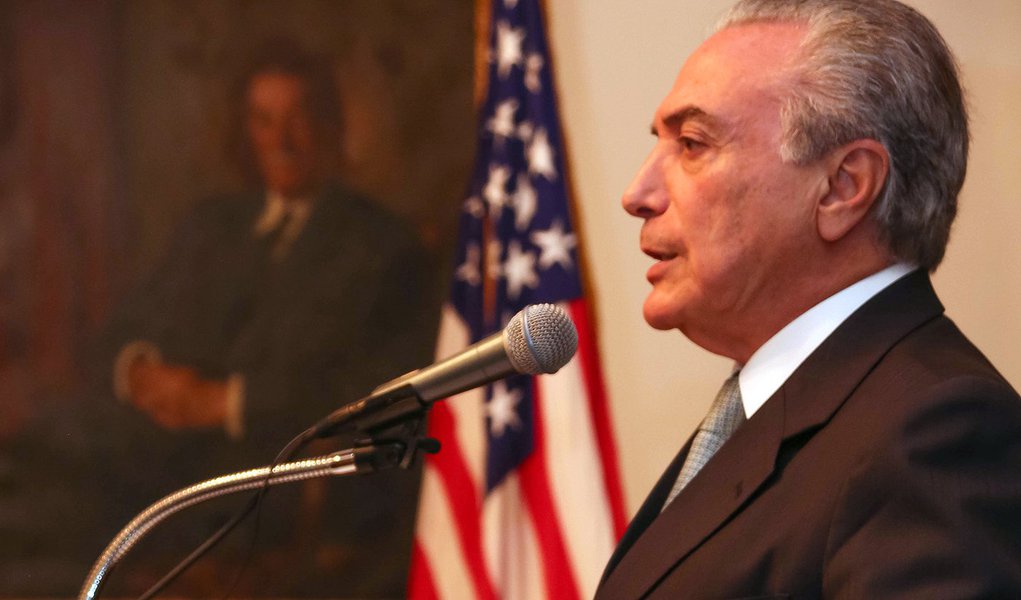 21-07-2015 Vice-presidente Michel Temer em palestra na seção da Ordem dos Advogados de Nova Iorque ABAesq