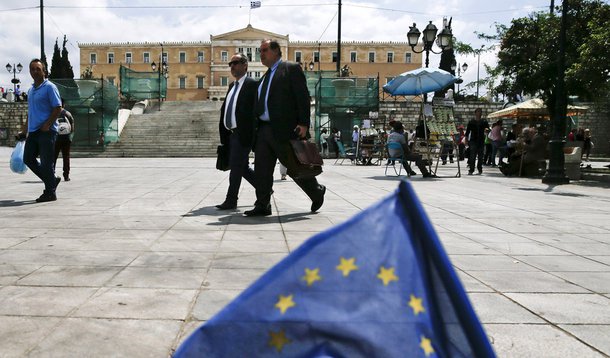 Atenas, prÃ©dio do Parlamento ao fundo. 11/5/2015 REUTERS/Alkis Konstantinidis