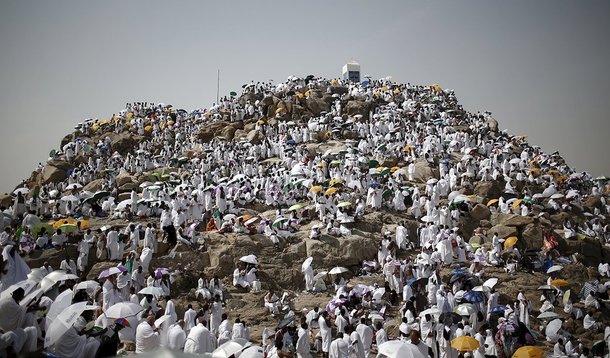 Peregrinos muÃ§ulmanos durante o haj, na cidade sagrada de Meca. 23/09/2015 REUTERS/Ahmad Masood