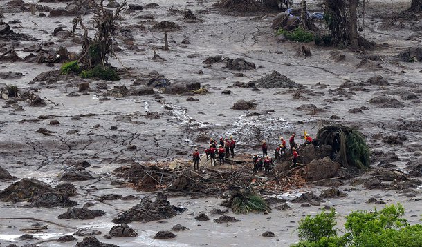 Mariana (MG) - Distrito de Bento Rodrigues, em Mariana (MG), atingido pelo rompimento de duas barragens de rejeitos da mineradora Samarco (Antonio Cruz/Ag�ncia Brasil)