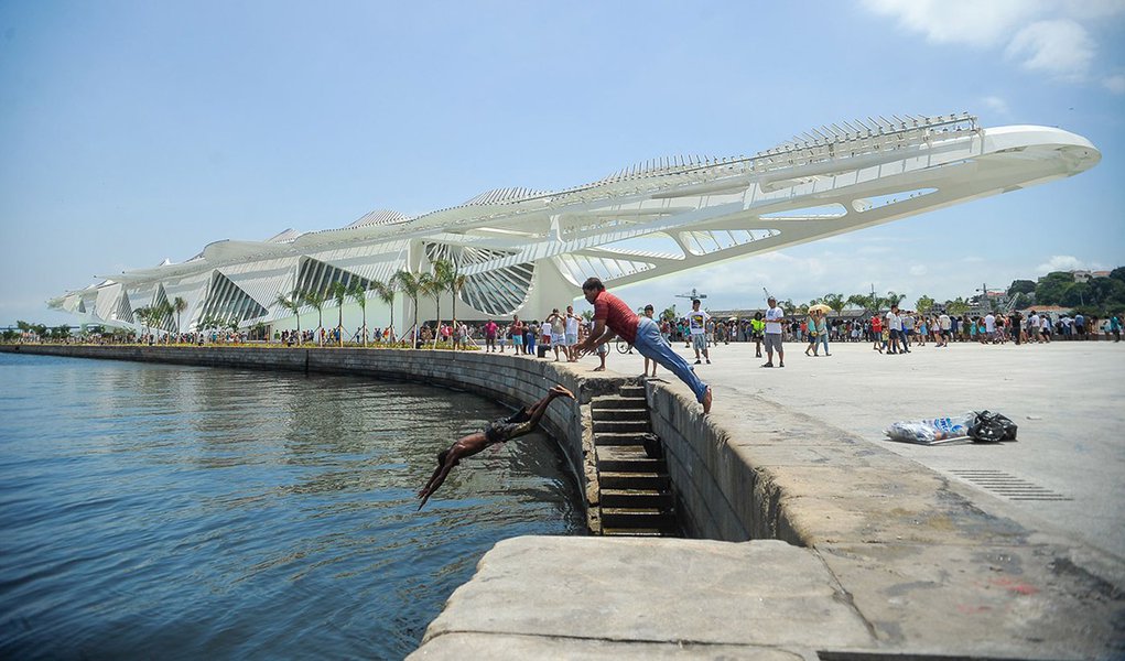 Rio de Janeiro - Para celebrar a inauguração do Museu do Amanhã, na Praça Mauá, aberto pela primeira vez ao público neste fim de semana, a Prefeitura do Rio realiza o Viradão do Amanhã (Tomaz Silva/Agência Brasil)