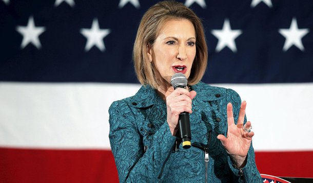 PrÃ©-candidata republicana Ã  PresidÃªncia dos EUA Carly Fiorina. 18/04/2015 REUTERS/Brian Snyder