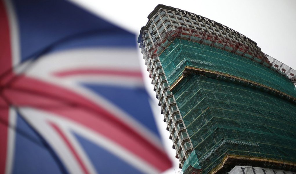 PrÃ©dio em reforma em Londres. 26/01/2015 REUTERS/Andrew Winning