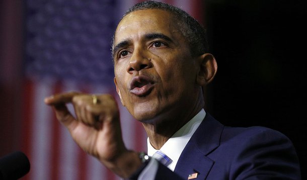 O presidente dos Estados Unidos, Barack Obama, participa de um evento na faculdade de Pellissippi, em Knoxville, no Tennessee, no início de janeiro. 09/01/2015 REUTERS/Kevin Lamarque