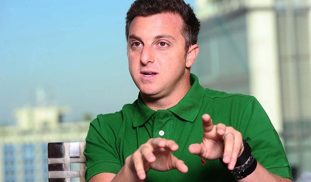 Luciano Huck, apresentador do programa "Caldeir„o do Huck", da Rede Globo.