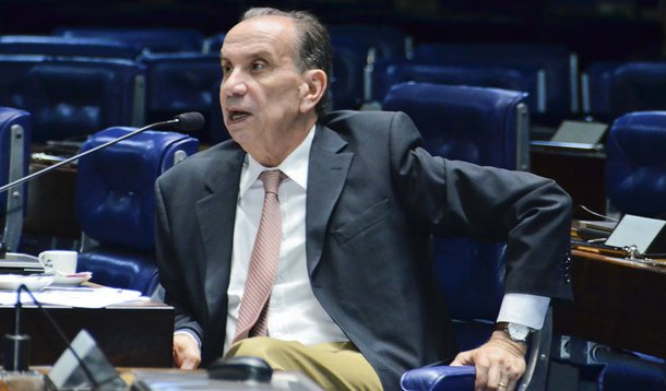 Plenário do Senado durante sessão não deliberativa.

Em pronunciamento, senador Aloysio Nunes (PSDB-SP). 

Foto: Waldemir Barreto/Agência Senado
