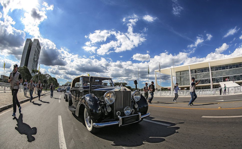 Brasília- DF- Brasil- 28/12/2014- O cerimonial do Palácio do Planalto faz os ajustes finais da cerimônia de posse da presidenta Dilma Rousseff, marcada para o dia 1º de Janeiro. Foto: Ricardo Stuckert/ Fotos Públicas