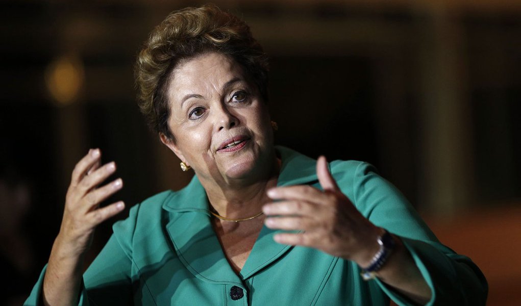 Presidente Dilma Rousseff durante entrevista em BrasÃ­lia.  25/9/2014. REUTERS/Ueslei Marcelino