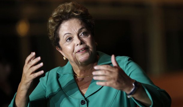 Presidente Dilma Rousseff durante entrevista em BrasÃ­lia.  25/9/2014. REUTERS/Ueslei Marcelino