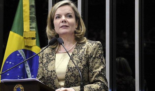 Plenário do Senado Federal durante sessão deliberativa ordinária.

Em discurso, senadora Gleisi Hoffmann (PT-PR). 

Foto: Geraldo Magela/Agência Senado
