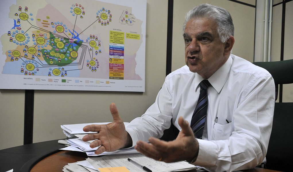 Brasília - Entrevista do secretário adjunto de saúde do DF, Elias Fernando Miziara