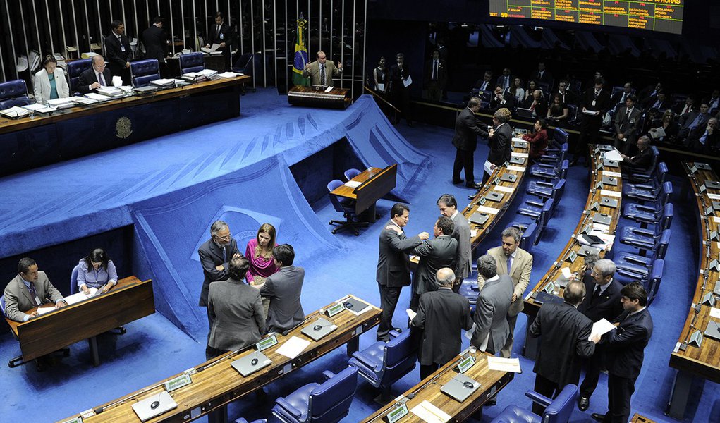 Geral do Plenário durante a Ordem do Dia.