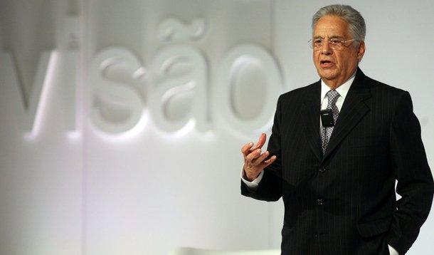 NETO3712 - S�O PAULO - 23/08/2011/ FERNANDO HENRIQUE CARDOSO / PALESTRA / NACIONAL / POLITICA / OE / Ex- Presidente da republica Fernando Henrique Cardoso participa do evento "Vision 2011 - Serasa Experian " onde ministra palestra magna " O Desafio Instit