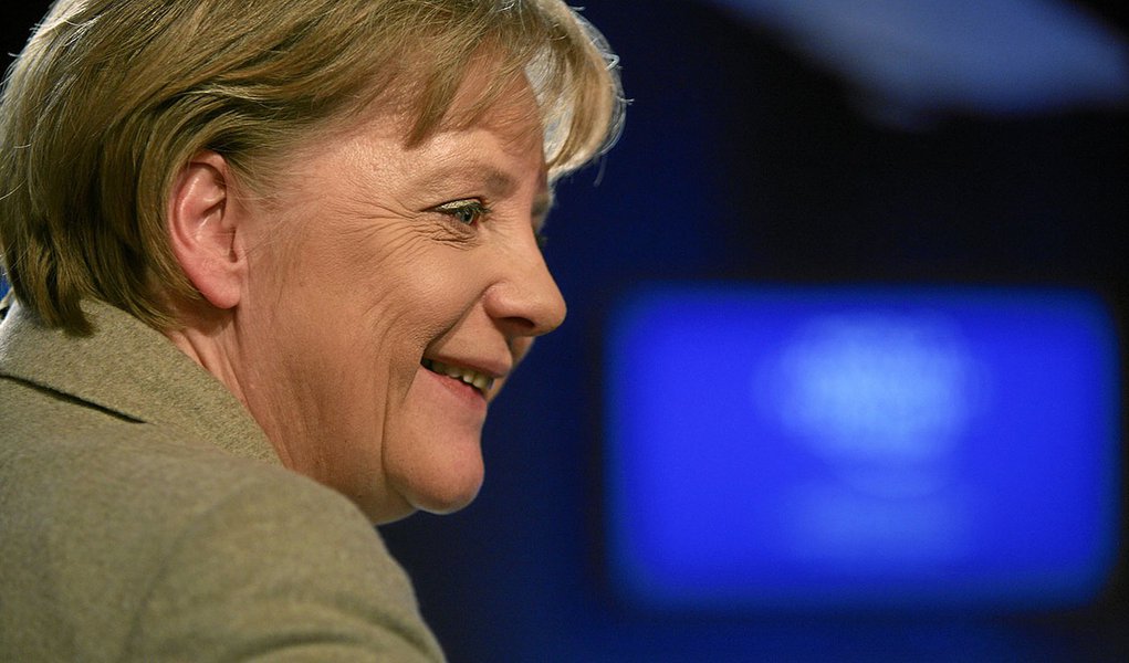 DAVOS/SWITZERLAND, 28JAN11 - Angela Merkel, Federal Chancellor of Germany captured after the session 'Revitalizing Global Trade' at the Annual Meeting 2011 of the World Economic Forum in Davos, Switzerland, January 28, 2011.

Copyright by World Economic