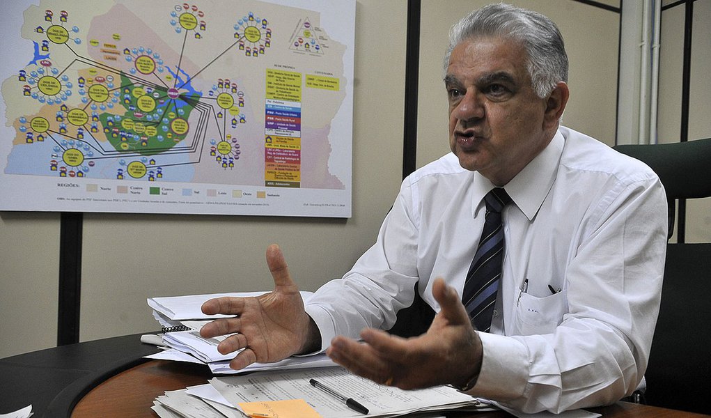 Brasília - Entrevista do secretário adjunto de saúde do DF, Elias Fernando Miziara