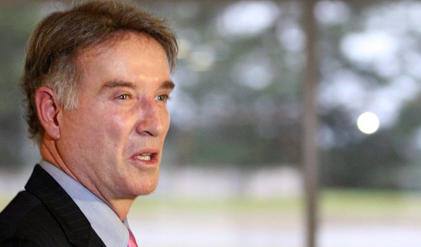 BRASILIA, DF, BRASIL  21-10-2011 18h40: Empresarrio Eike Batista presidente do Grupo EBX, dá entrevista no Palacio do Planalto após encontro com a presidente Rousseff. Eike disse que deve participar em conjunto com a Faxcom, empresa de Taiwan da fabricaçã