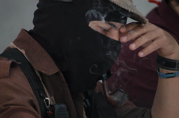 CHETUMAL, QUINTANA ROO, 01DICIEMBRE2009.- (Fotograf�a t�mada el 15 de Enero del 2005, durante un encuentro de la Otra Campa�a en este municipio). La madre del Subcomandante Marcos, Mar�a del Socorro Vicente de Guill�n, falleci� el d�a de hoy a las 12:21 h