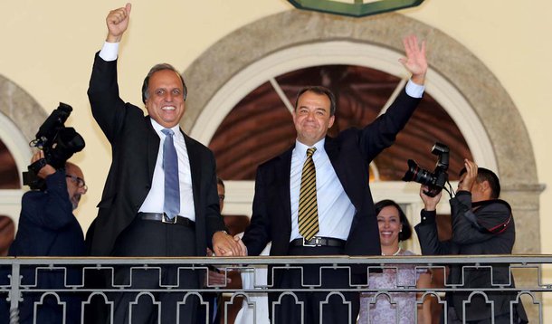 Rio de Janeiro, 04-04-2014, Cerimonia de transferencia de cargo do Governo do Estado do Rio de Janeiro.
Foto: Carlos Magno