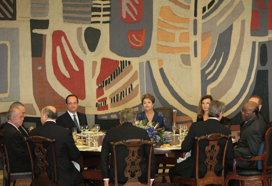 Dilma e François Hollande