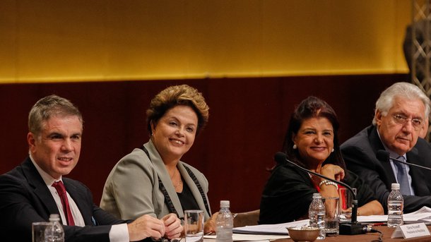 São Paulo - SP, 08/05/2014. Presidenta Dilma Rousseff durante Encontro com líderes do varejo. Foto: Roberto Stuckert Filho/PR