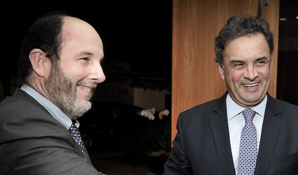 Arminio Fraga e Aécio Neves com João Doria Jr.