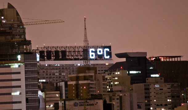 Capital paulista tem madrugada mais fria do ano