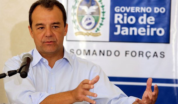 Rio de Janeiro,02-08-2013. Governador Sérgio Cabral em coletiva sobre o Parque Aquático Julio Delamare.

Foto: Carlos Magno