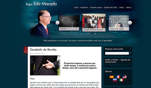 Edir Macedo publica artigo de 'amigo' contra Haddad