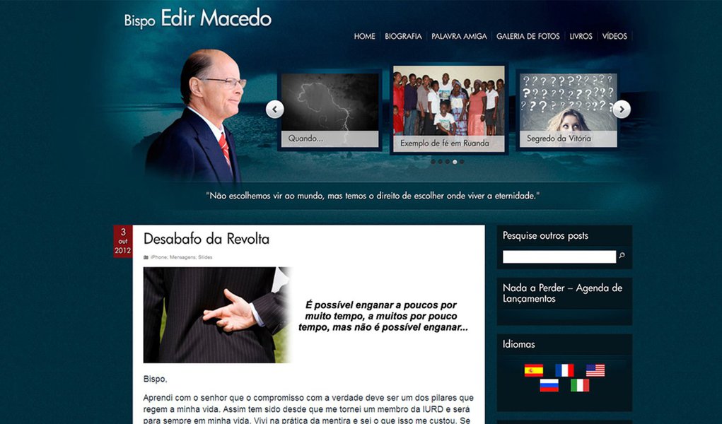 Edir Macedo publica artigo de 'amigo' contra Haddad