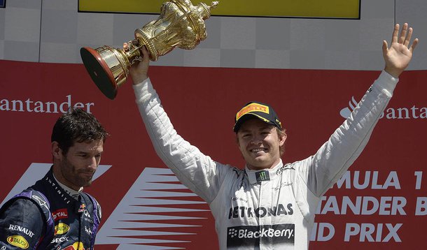 Rosberg vence na Inglaterra