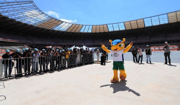 Fifa elogia andamento das obras do Mineirão
