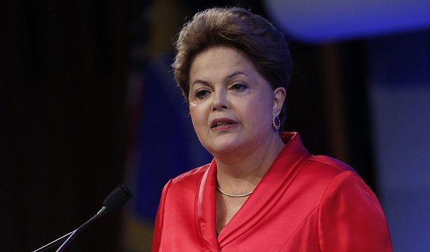 Dilma Rousseff, President of Brazil, delivers a speech at the Brazil Infrastructure Opportunity event in New York, September 25, 2013.  Rousseff is in New York for the United Nations General Assembly.   REUTERS/Chip East (UNITED STATES - Tags: POLITICS)