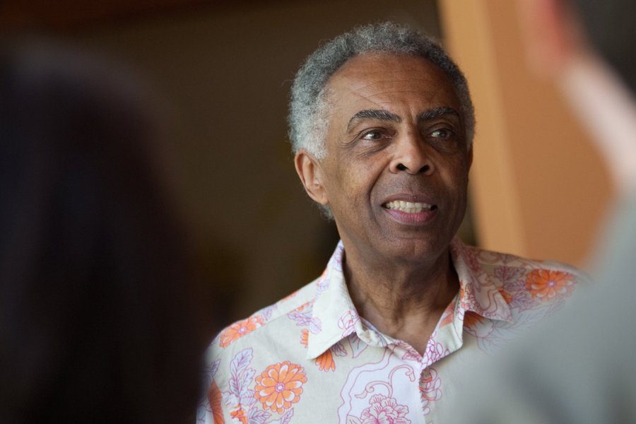 SALVADOR, BA, BRASIL, 05-03-2011: O cantor Gilberto Gil durante almo�o que ofereceu em sua casa, em Salvador (BA). (Foto: Mastrangelo Reino/Folhapres, 1491, ILUSTRADA)