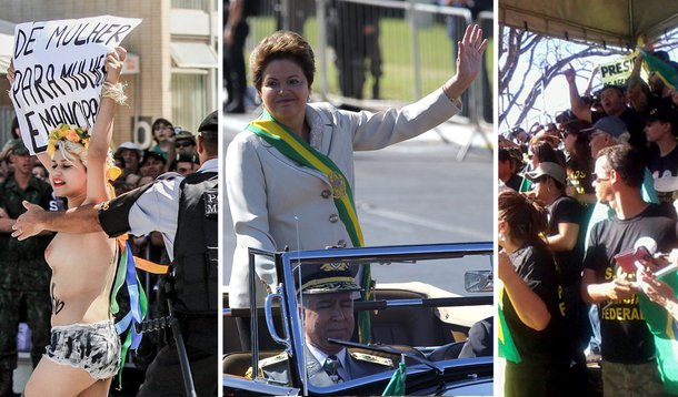 Seios nus, patriotismo e protesto no 7 de setembro