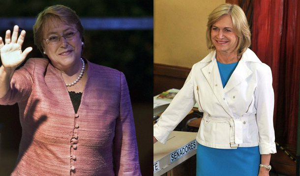 Socialista Michelle Bachelet vai disputar com a governista Evelyn Matthei o segundo turno das eleições do Chile.
