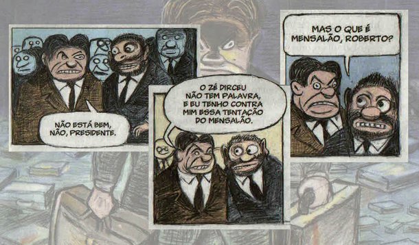 Depois da PGR, Folha faz mensalão em quadrinhos