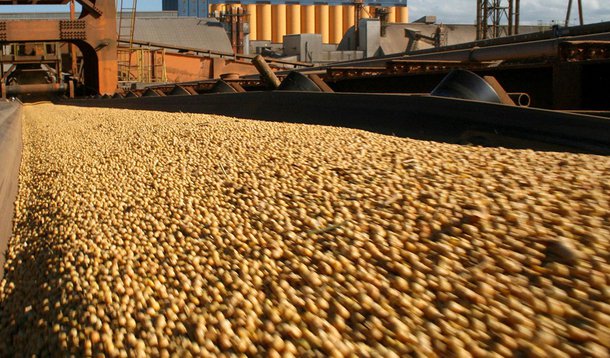 Brasil passa a liderar venda de soja para a China