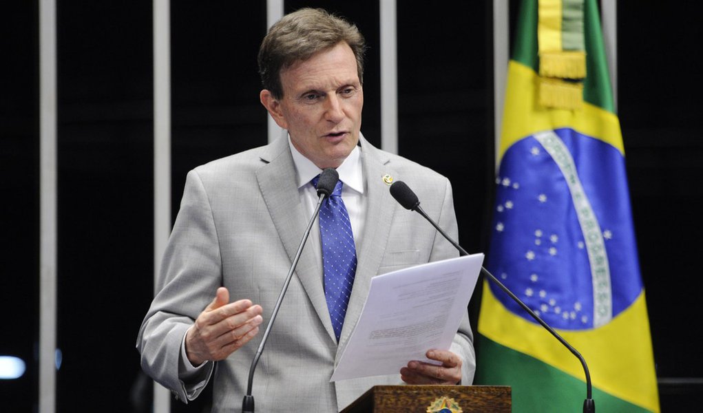 Senador Marcelo Crivella (PRB-RJ) apresenta balanço de sua atuação no Ministério da Pesca e Aquicultura 