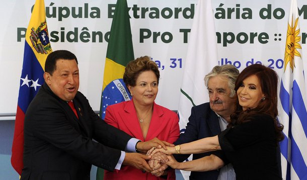 Chávez faz da integração sul-americana o núcleo de sua política internacional