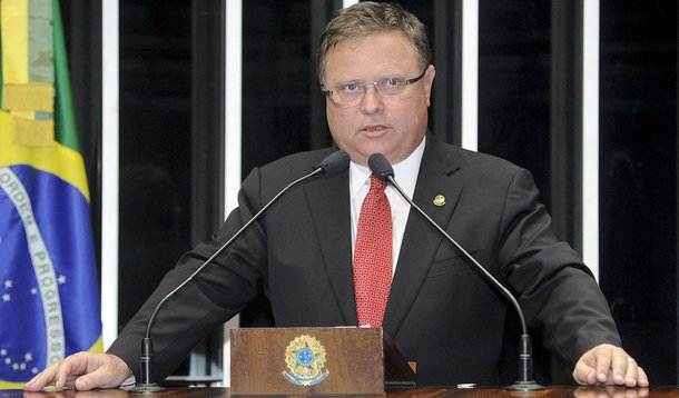 Em discurso na tribuna do Senado, senador Blairo Maggi (PR-MT)
