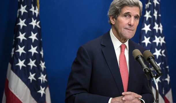 U.S. Secretary of State John Kerry speaks during a news conference at the David Citadel Hotel in Jerusalem January 5, 2014. Kerry voiced support for direct South Sudanese peace talks set to begin on Sunday and cautioned against any use of force to try to 